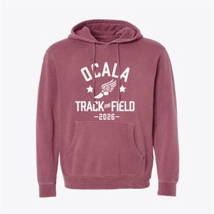 Ocala Sda School Track and Field Pigment-Dyed Hoodie