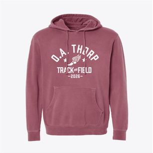 O.a. Thorp Scholastic Academy Track and Field Pigment-Dyed Hoodie
