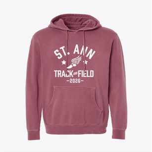St. Ann Parish Track and Field Pigment-Dyed Hoodie