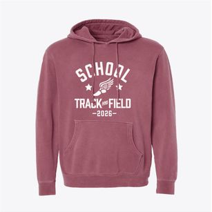 School Of Saint Mary Track and Field Pigment-Dyed Hoodie