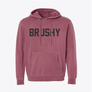 Brushy Oklahoma Classic Block Pigment-Dyed Hoodie