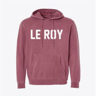 Le Roy New York Classic Block Pigment-Dyed Hoodie