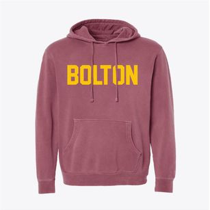 Bolton Massachusetts Classic Block Pigment-Dyed Hoodie