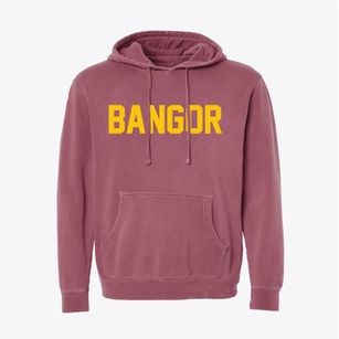 Bangor Maine Classic Block Pigment-Dyed Hoodie