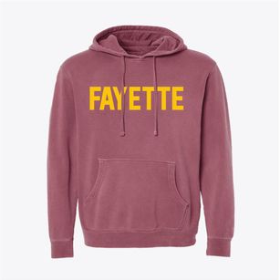 Fayette Ohio Classic Block Pigment-Dyed Hoodie