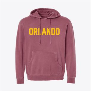 Orlando Florida Classic Block Pigment-Dyed Hoodie