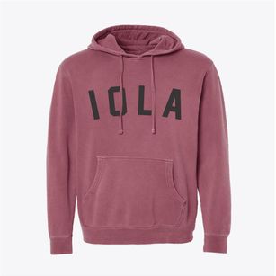 Iola Pennsylvania Classic Curve Pigment-Dyed Hoodie