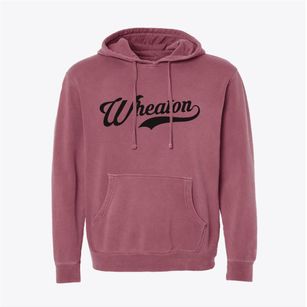 Wheaton Illinois Vintage Team Pigment-Dyed Hoodie