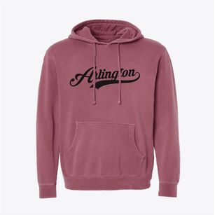 Arlington Illinois Vintage Team Pigment-Dyed Hoodie