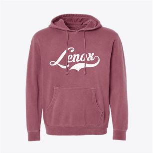 Lenox Iowa Vintage Team Pigment-Dyed Hoodie