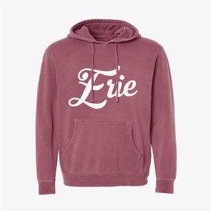 Erie Pennsylvania Vintage Team Pigment-Dyed Hoodie