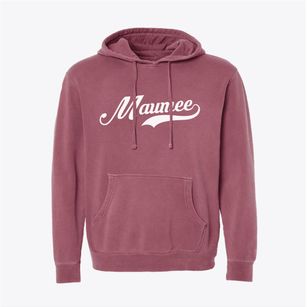 Maumee Ohio Vintage Team Pigment-Dyed Hoodie
