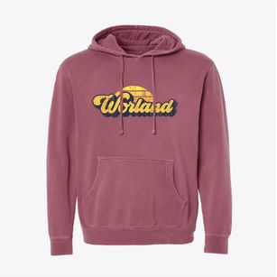 Worland Wyoming Sublime Sunset Pigment-Dyed Hoodie