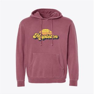 Mapleton Maine Sublime Sunset Pigment-Dyed Hoodie