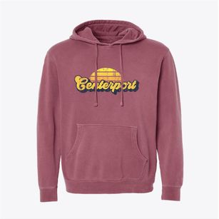 Centerport Pennsylvania Sublime Sunset Pigment-Dyed Hoodie