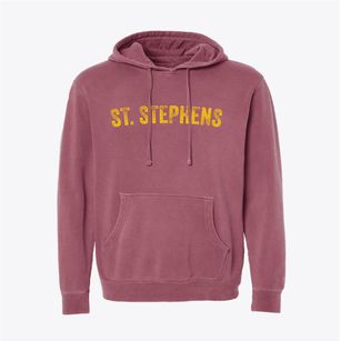 St. Stephens Alabama Timeless Retro Pigment-Dyed Hoodie