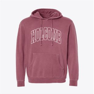 Holcomb Kansas Trendy Block Pigment-Dyed Hoodie