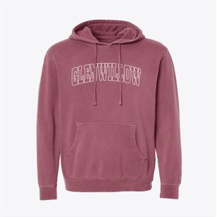 Glenwillow Ohio Trendy Block Pigment-Dyed Hoodie