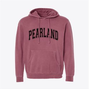 Pearland Texas Varsity Pigment-Dyed Hoodie