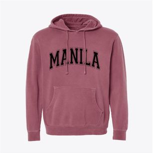 Manila Utah Varsity Pigment-Dyed Hoodie