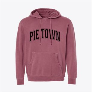 Pie Town New Mexico Varsity Pigment-Dyed Hoodie