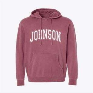 Johnson Arkansas Varsity Pigment-Dyed Hoodie
