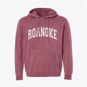 Roanoke Illinois Varsity Pigment-Dyed Hoodie