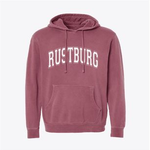 Rustburg Virginia Varsity Pigment-Dyed Hoodie