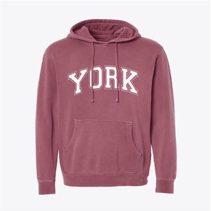York North Dakota Varsity Pigment-Dyed Hoodie