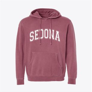 Sedona Arizona Varsity Pigment-Dyed Hoodie
