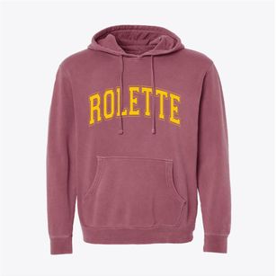 Rolette North Dakota Varsity Pigment-Dyed Hoodie