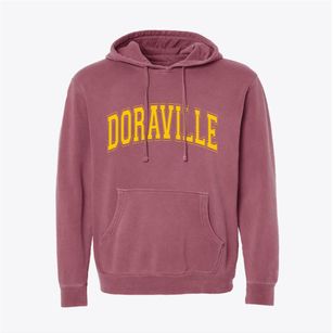 Doraville Georgia Varsity Pigment-Dyed Hoodie
