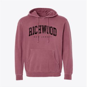 Richwood New Jersey Urban Vibe Pigment-Dyed Hoodie