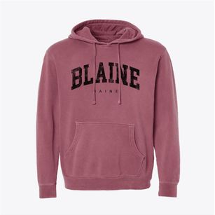 Blaine Maine Urban Vibe Pigment-Dyed Hoodie