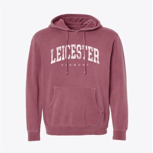 Leicester Vermont Urban Vibe Pigment-Dyed Hoodie