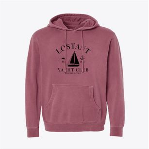 Lostant Illinois Yacht Club Pigment-Dyed Hoodie