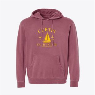 Curtis Nebraska Yacht Club Pigment-Dyed Hoodie