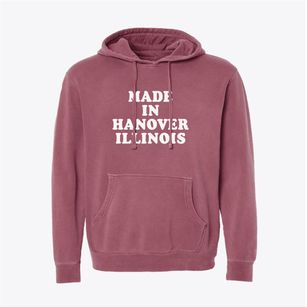 Hanover Illinois Classic 70s Pigment-Dyed Hoodie