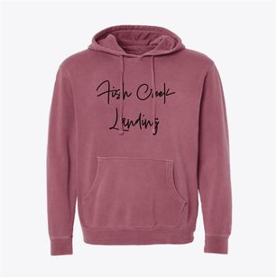 Fish Creek Landing New York Freestyle Pigment-Dyed Hoodie