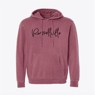 Russellville Pennsylvania Freestyle Pigment-Dyed Hoodie