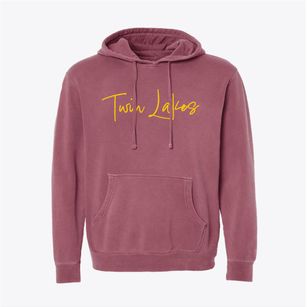 Twin Lakes Wisconsin Freestyle Pigment-Dyed Hoodie