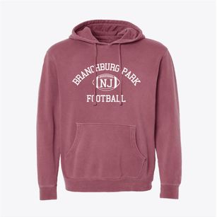 Branchburg Park New Jersey Football Pigment-Dyed Hoodie