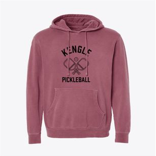 Kengle Oklahoma Pickleball Pigment-Dyed Hoodie