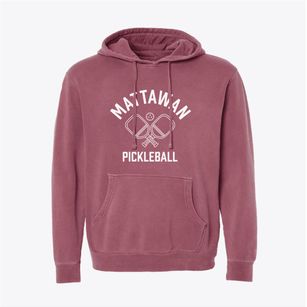 Mattawan Michigan Pickleball Pigment-Dyed Hoodie