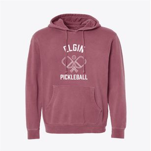 Elgin Pennsylvania Pickleball Pigment-Dyed Hoodie