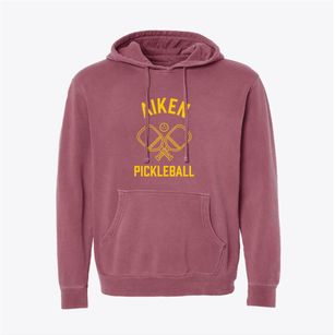 Aiken South Carolina Pickleball Pigment-Dyed Hoodie