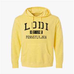 Lodi Pennsylvania Classic Established Pigment-Dyed Hoodie