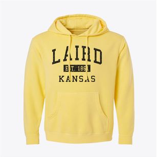 Laird Kansas Classic Established Pigment-Dyed Hoodie