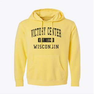 Victory Center Wisconsin Classic Established Pigment-Dyed Hoodie