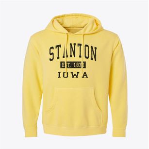 Stanton Iowa Classic Established Pigment-Dyed Hoodie